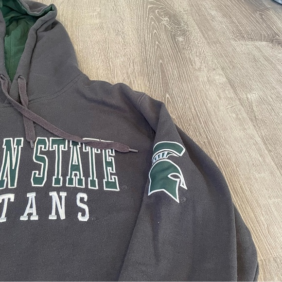 Michigan State Spartans Stadium Athletics Pullover Hoodie Sweatshirt Size Small - Picture 6 of 7